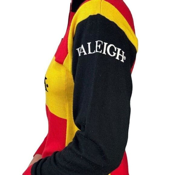 Vintage Raleigh Womens Wool Blend Cycle Quarter Zip Jersey Sz 4 Made in Italy - Picture 3 of 9